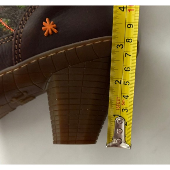 THE ART COMPANY COMFORT BOOTS ANKLE/MID CALF BROWN LEATHER /WOOL SZ 38 US 8 - Picture 16 of 16